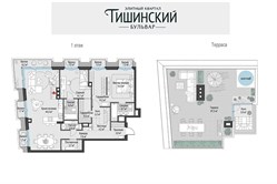 Планировка пентхауса 130 кв м