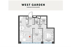 Планировка пентхауса 69 кв м