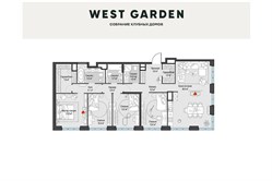 Планировка пентхауса 141 кв м