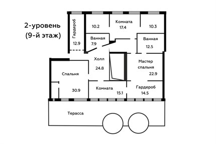 Сибирская 57 планировка 2 этажа квартиры