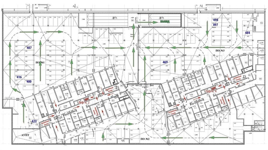 ЖК Флотилия план подземной парковки