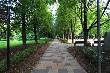 Парк имени Святослава Федорова-аллея