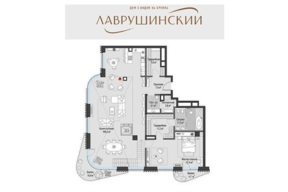 Продажа элитного пентхауса площадью 283 кв м 