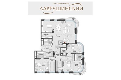 Элитный пентхаус площадью 487 кв м с видом на Кремль