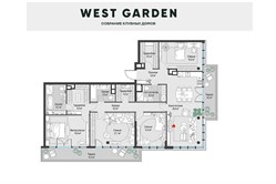 Планировка пентхауса 171 кв м