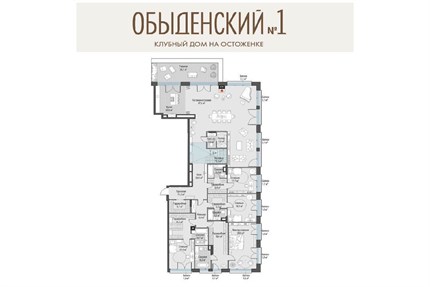 Планировка пентауса