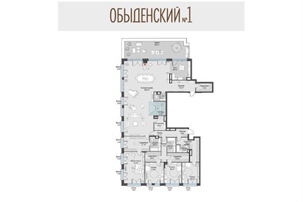 Планировка пентауса